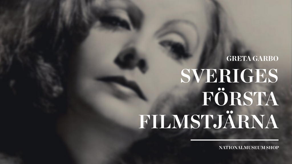 Svartvitt fotografi av Greta Garbo från Nationalmuseum