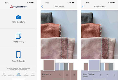 Color apps to choose design colors