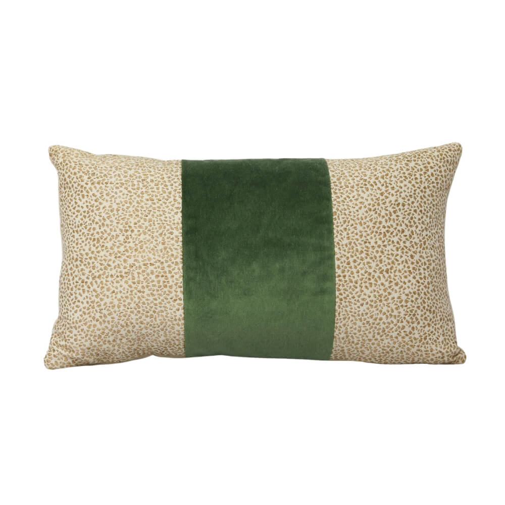 Pair Small Designer Lumbar Pillows