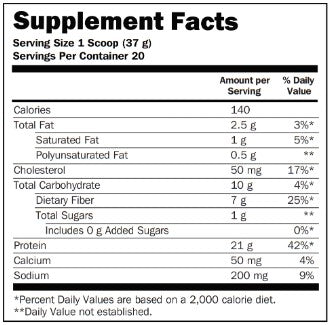 doterra-vanilla-supplement-facts-protein