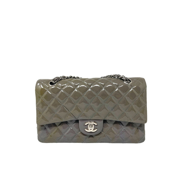 Chanel Vintage Beige Lambskin Quilted Single Flap Bag GHW