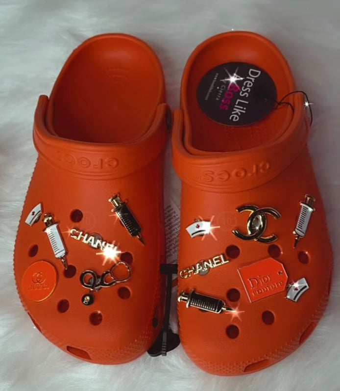 Nurse Custom Crocs – Boss Blinks LLC