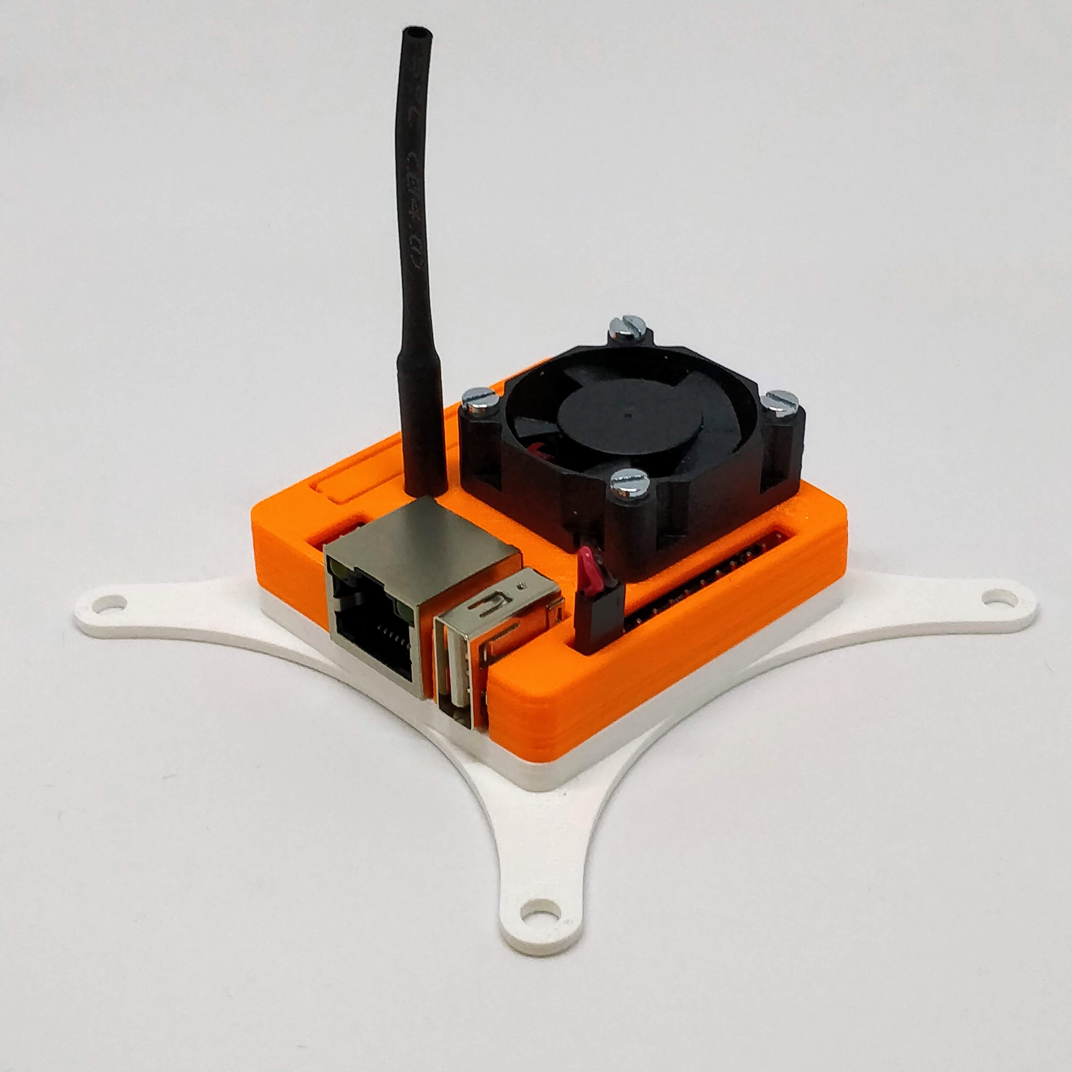 Orange Pi Zero (Zero LTS) kompatibles Gehäuse. Antennensteckplatz Aus DE