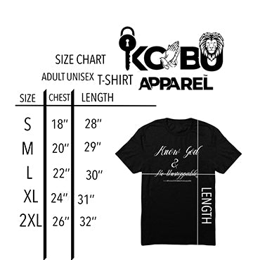 kgbu t-shirt size