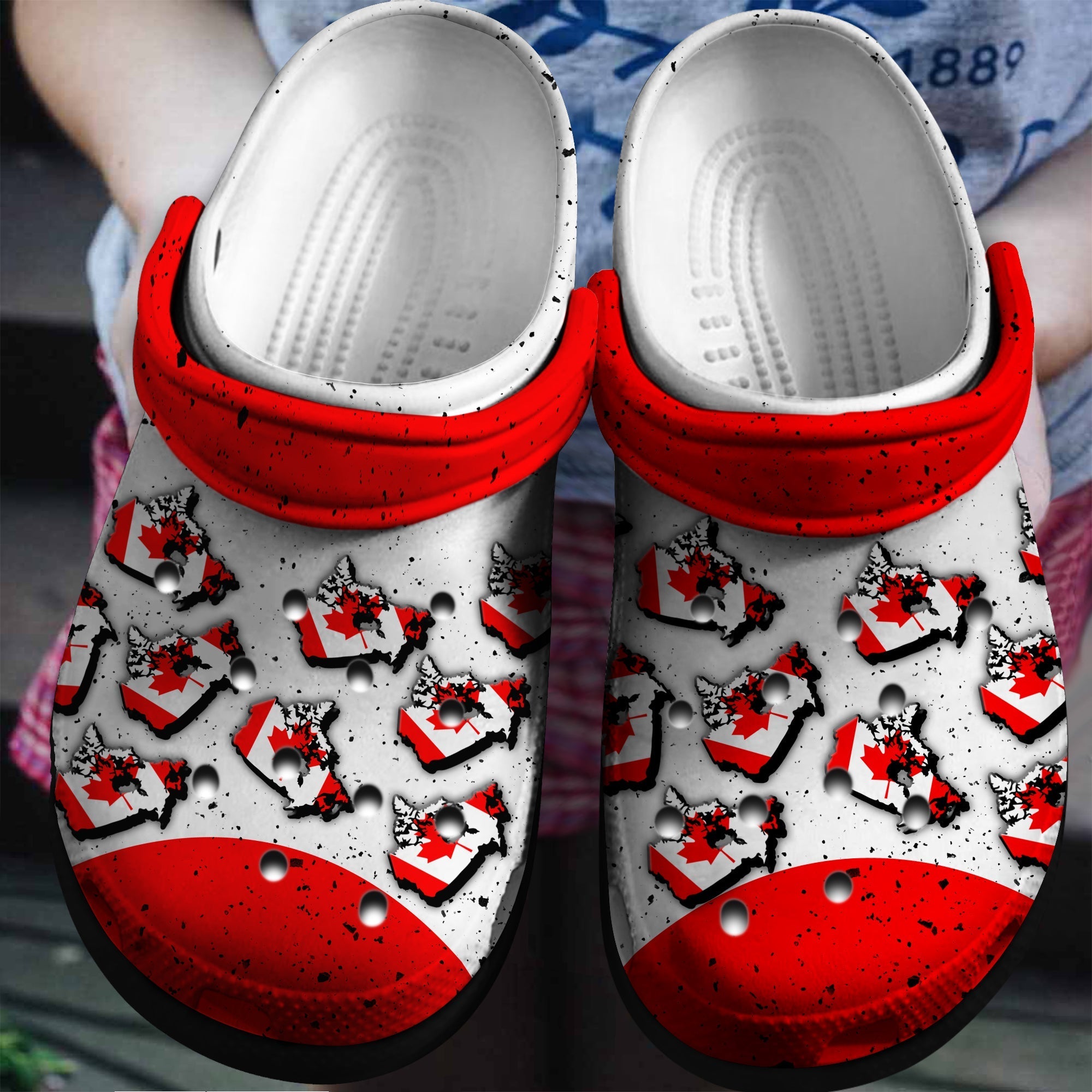 Canada Flag In Map Custom Crocs Shoes Birthday Gift - Nation Flag Halloween Shoes  Croc Gift - CR-DRN009 – Love Mine Gifts