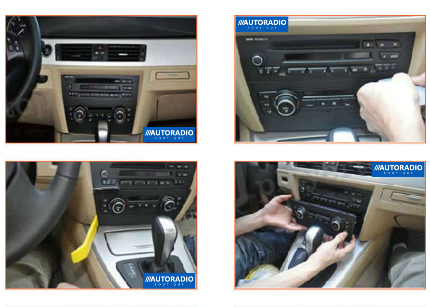 Bmw E90 car radio replacement