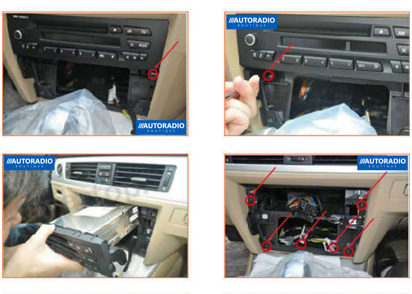 Bmw E90 car radio replacement