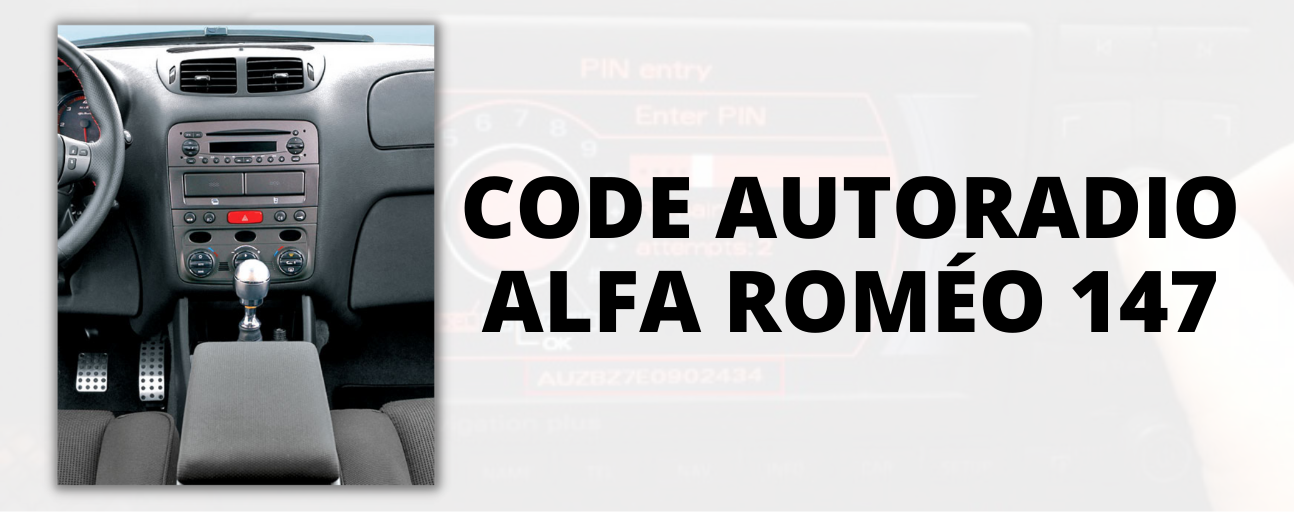 code alfa roméo 147