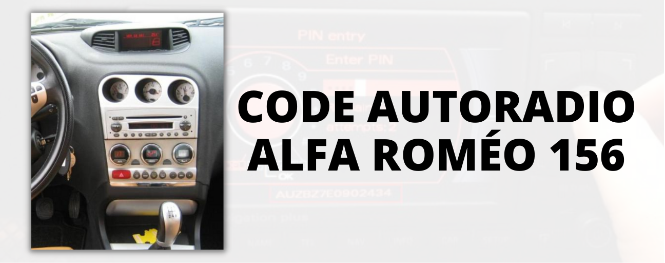 alfa romeo 156 radio code