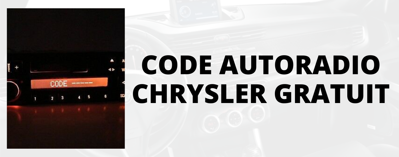 kostenloser chrysler radiocode