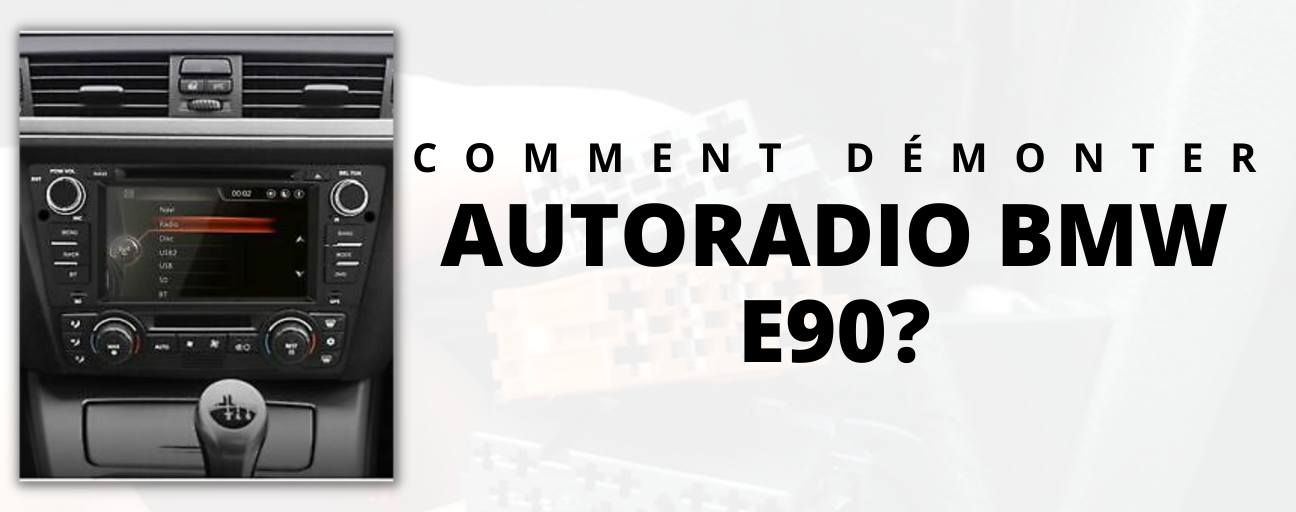 How to disassemble E90 car radio