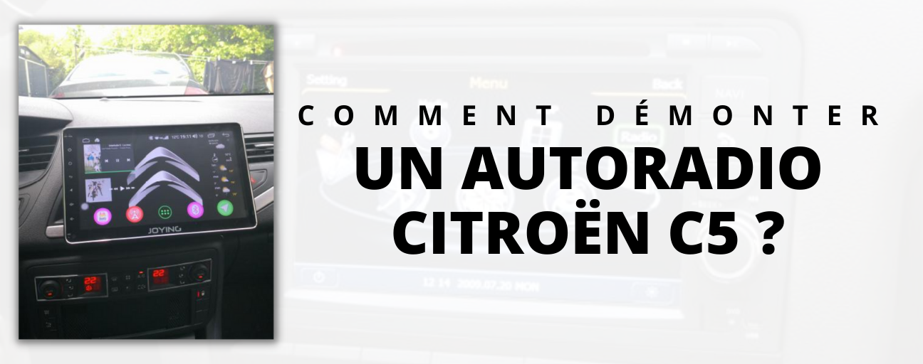 How to disassemble citroen c5 car radio