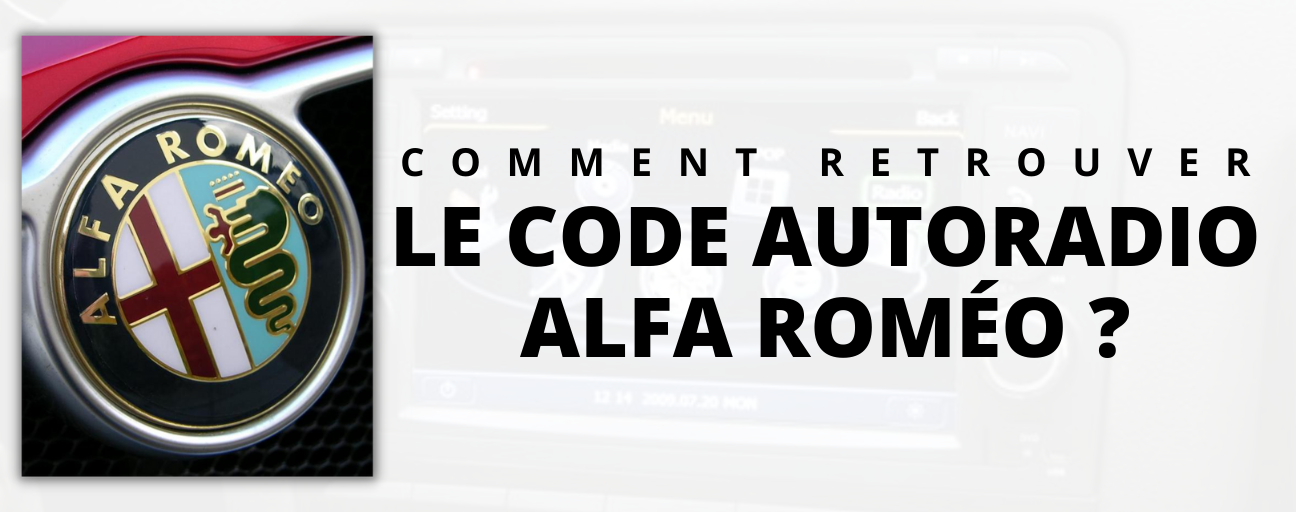 Comment retrouver le code alfa roméo