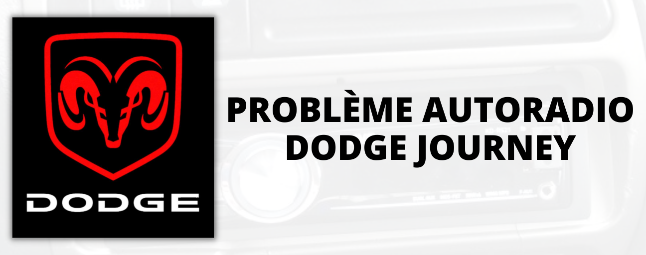 dodge journey car radio problem