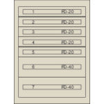 INMEDIAM】ヴィドマー ファインキャビネットFC-180P-IV(塗装色