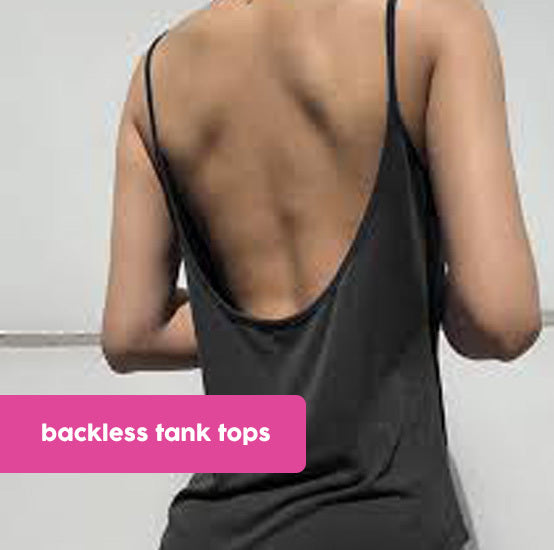 backless tank top