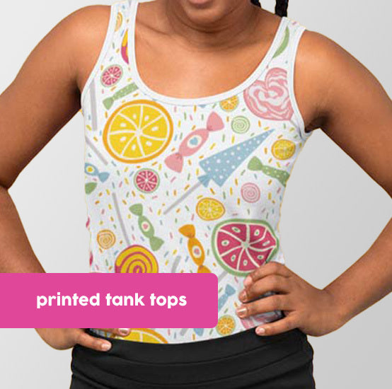 printed tank top