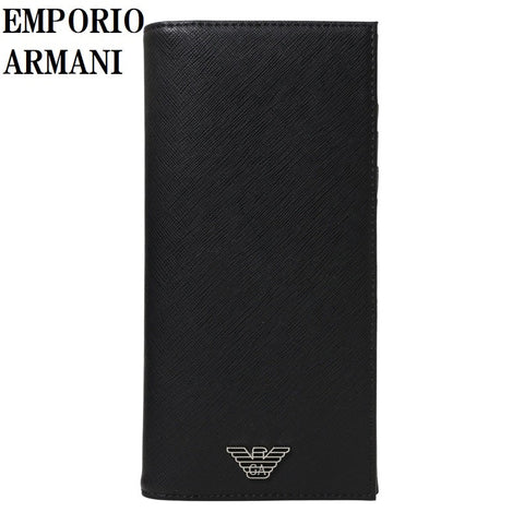 EMPORIO ARMANI BILLFOLD WALLET WITH ALLOVER EMBOSSED EAGLE