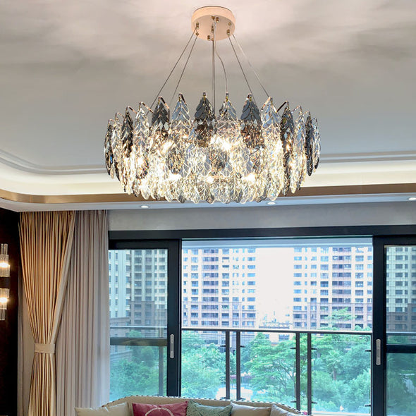 Contemporary Crystal Chandelier For Living Room Dining Island Chandeli