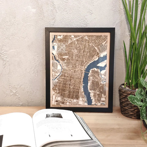 New Orleans CityWood Custom Wood Map laser cut maps https://thecitywood.com/ CityWood is a wooden map artwork. City streets, water - Laser Cut Wooden Maps - Award Wining Design by architect and designer Hubert Roguski
