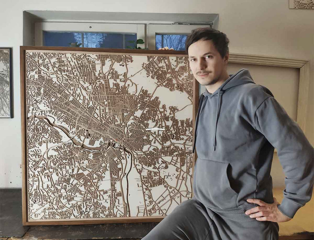 Laser Cut Wood Maps: A Modern Fusion of Art, Technology, and Cartography