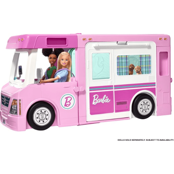 pleegouders Gesprekelijk brandwonden Barbie: 3 in 1 Camper