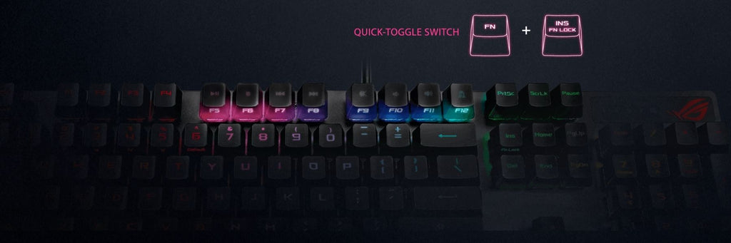 Asus ROG Strix Scope RX 100% mechanical RGB gaming keyboard for FPS gamers