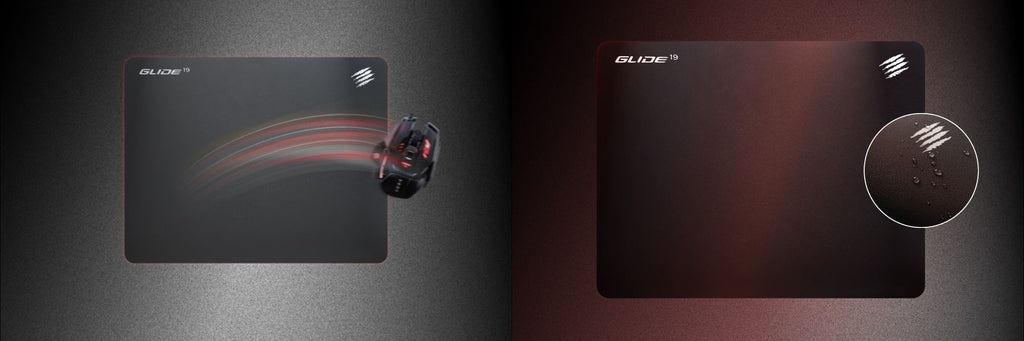 Mad Catz The authentic GLIDE 19 gaming surface mouse pad WATER-REPELLENT FOR EASY CLEANING dele nordic Finland gaming