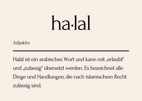 Halal Weine Definition