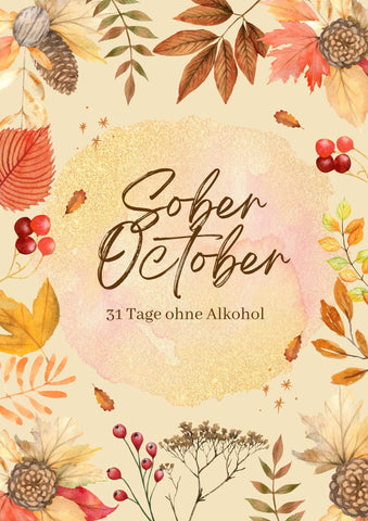 Alkoholfreier Monat Sober October