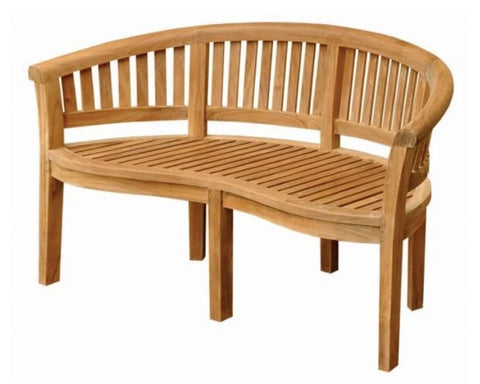 Curve 3 Seater Bench Extra Thick Wood by Anderson Teak