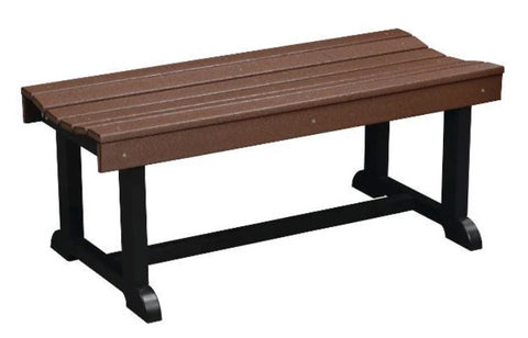 Heritage Patio Backless Bench by Wildridge Poly Furniture