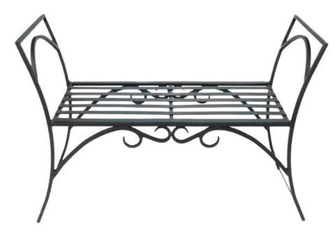 Wrought Iron Garden Two Seater Bench by Achla Design