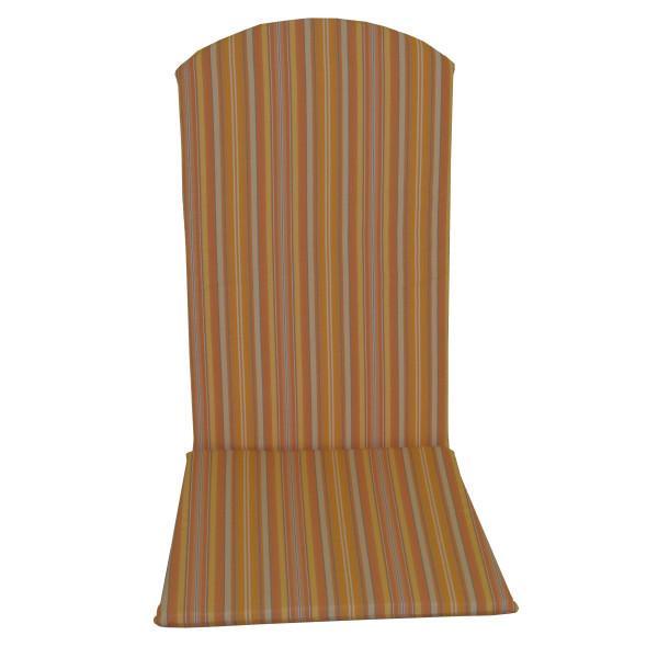 A &amp; L Furniture Full Rocker Cushion Orange Stripe
