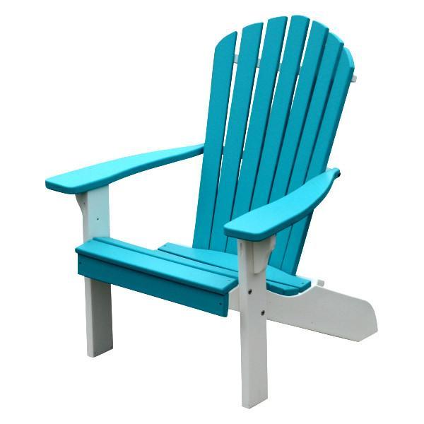 Buy The A L Furniture Poly Fanback Adirondack Chair W White