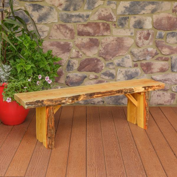 small wooden garden seat