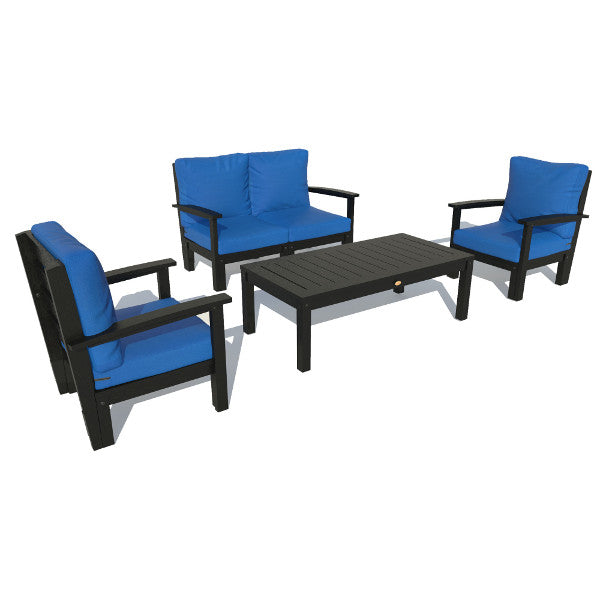 Bespoke Deep Seating Loveseat, Set of Chairs and Conversation Table