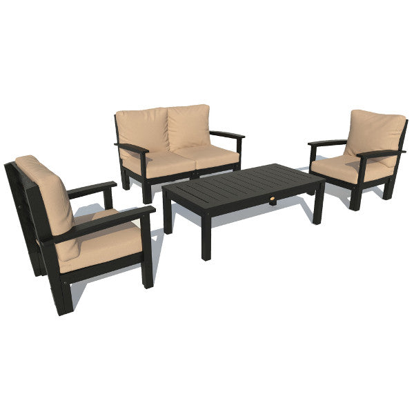 Bespoke Deep Seating Loveseat, Set of Chairs and Conversation Table