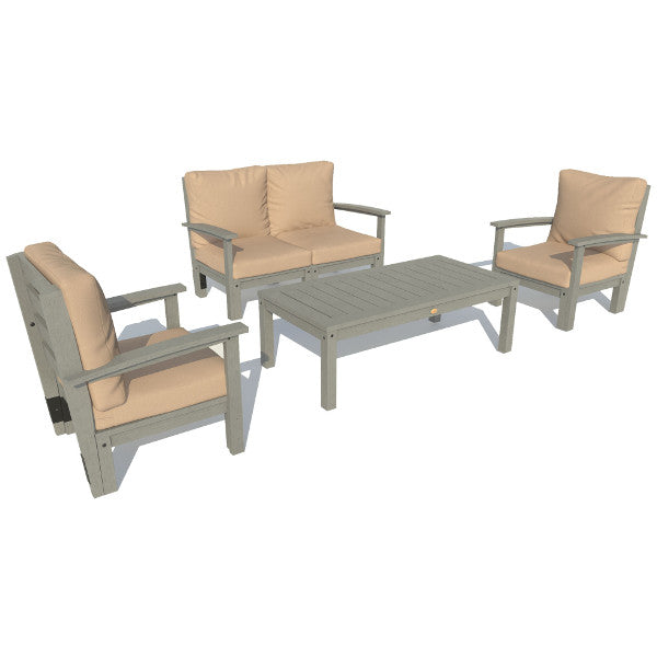 Bespoke Deep Seating Loveseat, Set of Chairs and Conversation Table