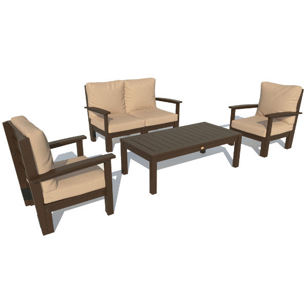 Bespoke Deep Seating Loveseat, Set of Chairs and Conversation Table