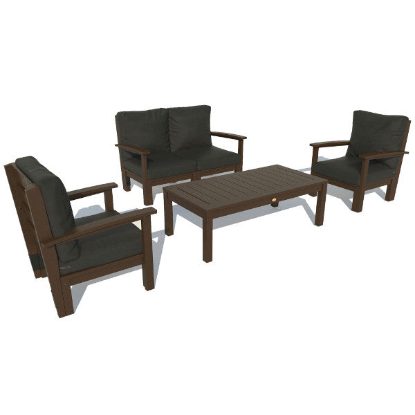 Bespoke Deep Seating Loveseat, Set of Chairs and Conversation Table