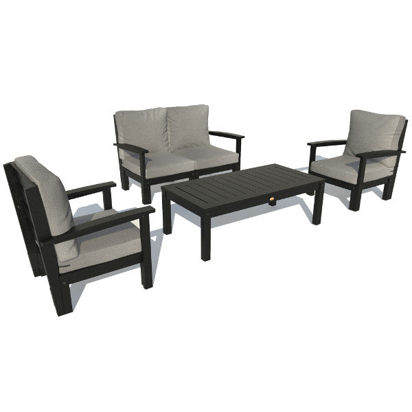 Bespoke Deep Seating Loveseat, Set of Chairs and Conversation Table