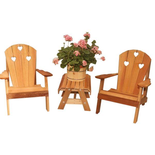 Buy Creekvine Design Cedar Country Hearts Adirondack Chair