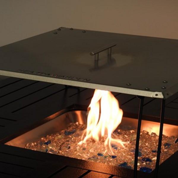 fire pit heat deflector
