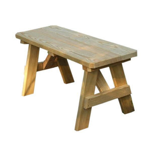 Treated Pine Traditional Garden Bench by Creekvine Designs - The Charming  Bench Company