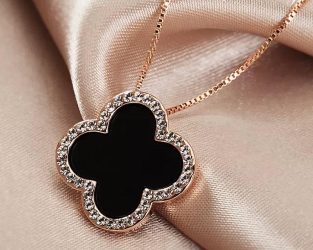 black clover necklace – Aquafinajewellery