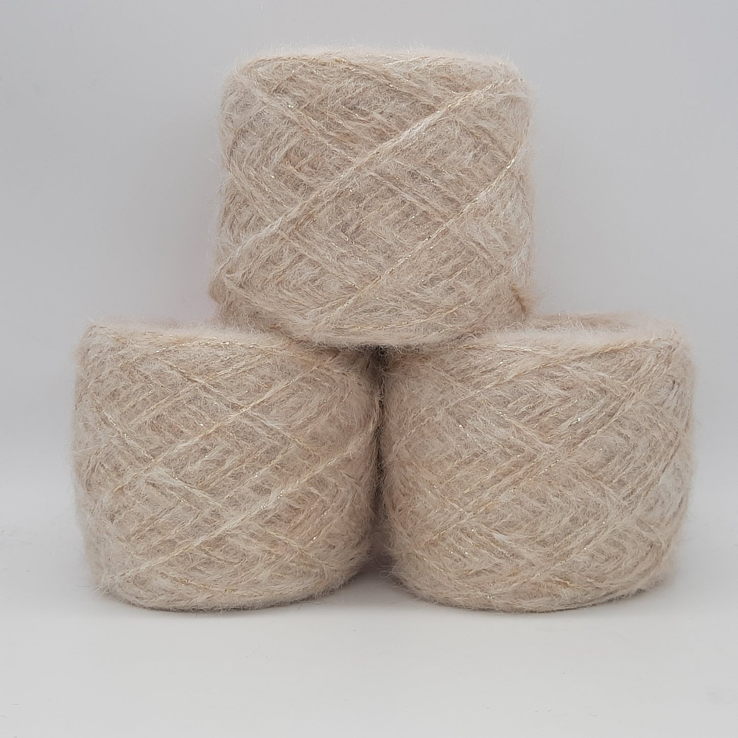 Bruin Wol en Alpaca Mix multicolor Lurex 50gr – Yarn Shop