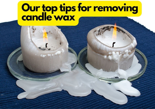 how to remove candle wax from jars