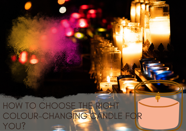 How to choose the right colour-changing candle for you?