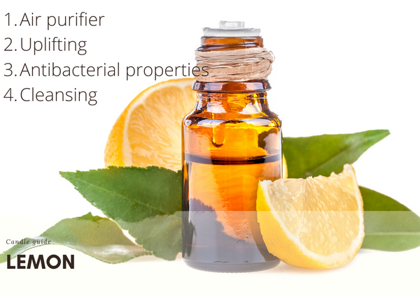 lemon essential oil for candles